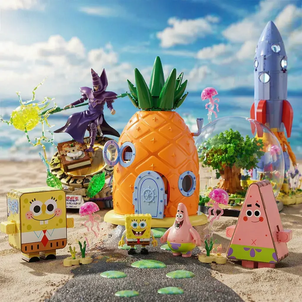 AREAX SpongeBob Pineapple House Σετ Τουβλάκια Κατασκευών