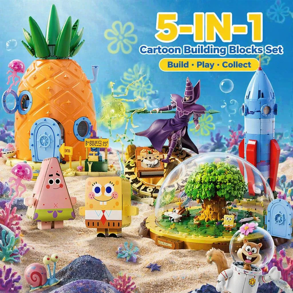 AREAX SpongeBob Pineapple House Σετ Τουβλάκια Κατασκευών - Image 3