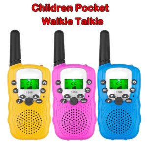 Σετ 2 Mini Walkie Talkie Παιδικά με Εμβέλεια 3 Μιλίων